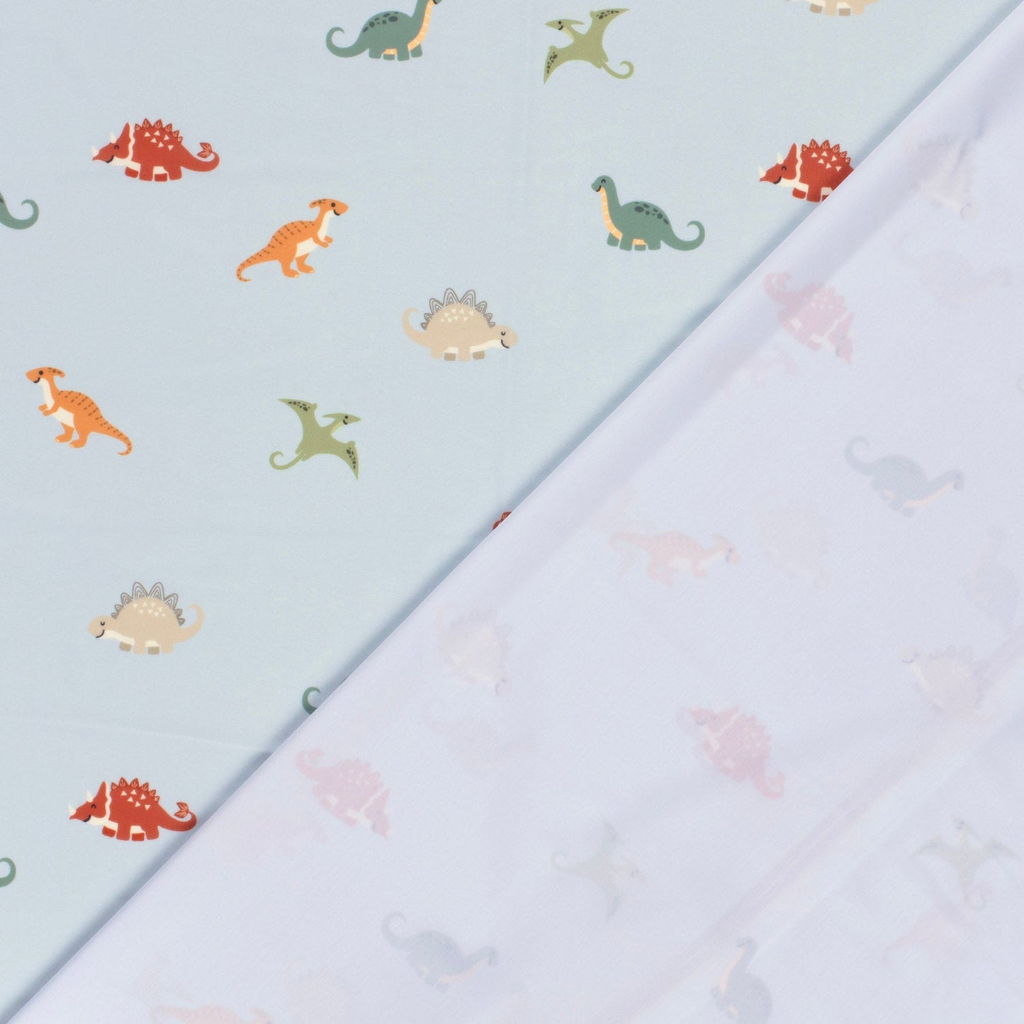 Swimwear Jersey UPF50 Dinosaurs Baby Blue