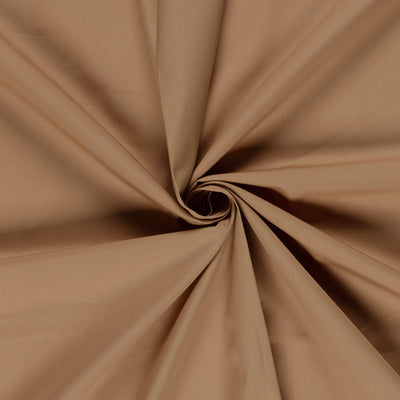 Cotton Poplin Camel