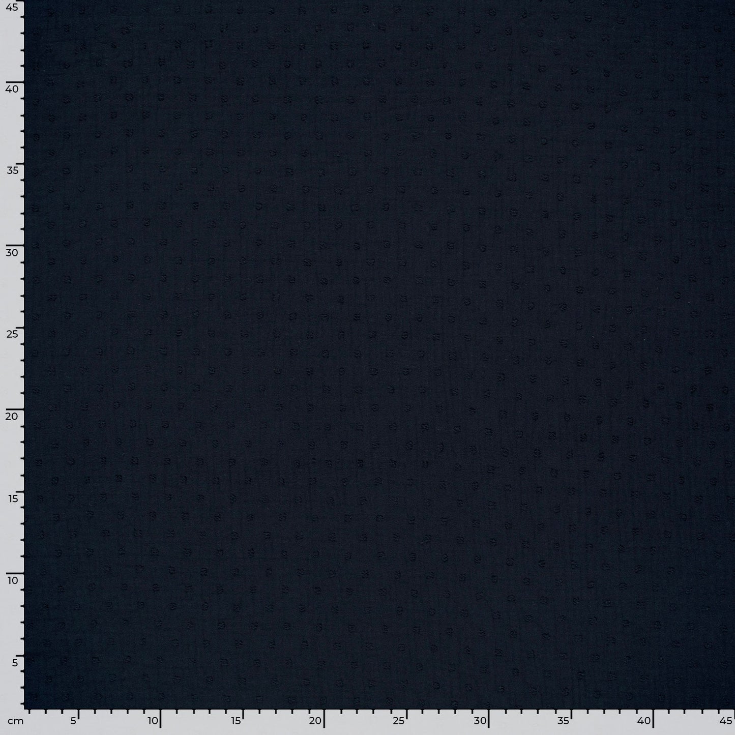 Double Gauze Dobby Dots Navy