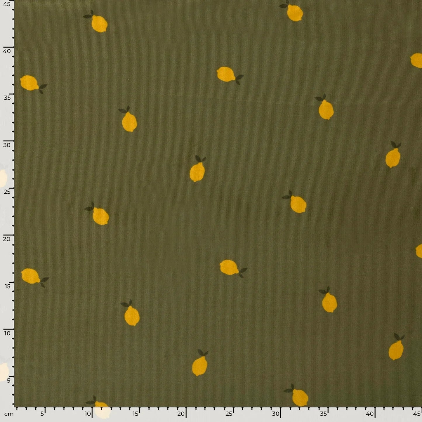 Babycord 21w Fruits Khaki Green