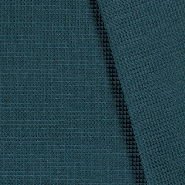 Cotton Waffle Petrol