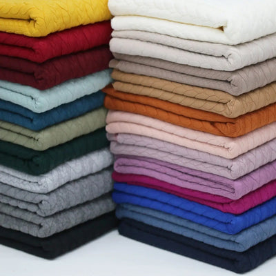 Cable Knit Jacquard Ecru