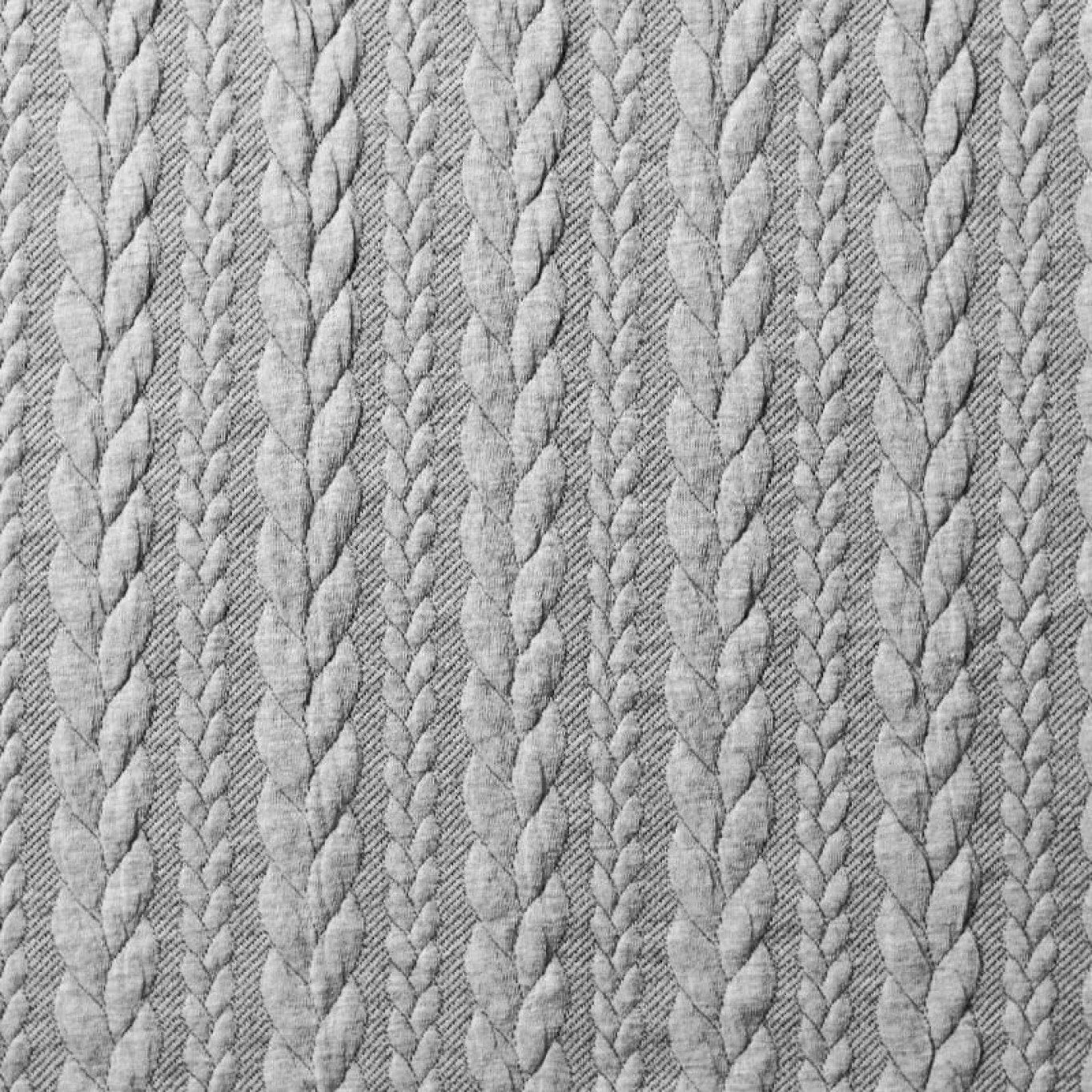 Cable Knit Jacquard Light Grey