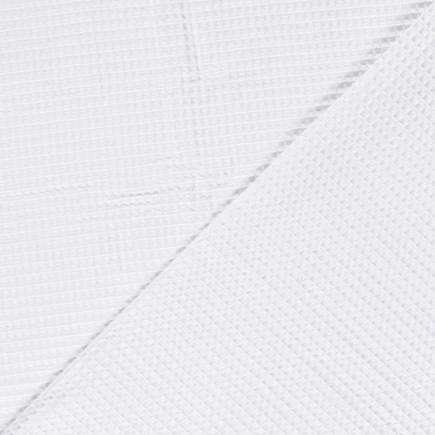 Cotton Waffle White