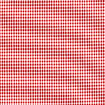 Cotton Poplin Gingham Red 2.7 mm
