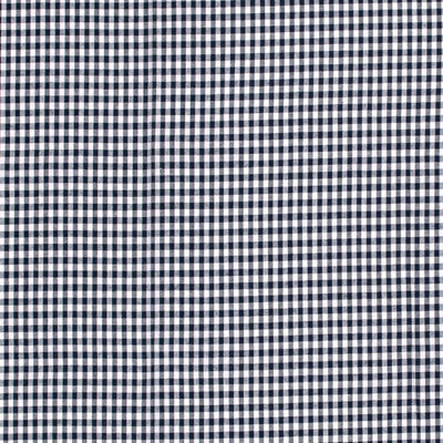 Cotton Poplin Gingham Navy 5 mm - Lametru.ro