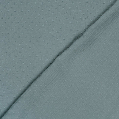 Double Gauze Dobby Dots Indigo