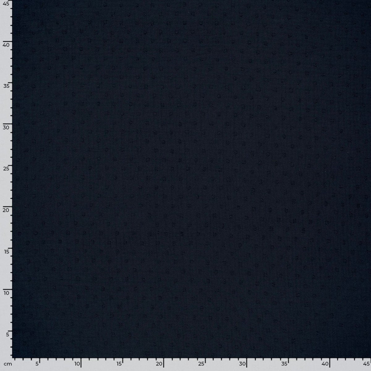 Double Gauze Dobby Dots Navy - Lametru.ro
