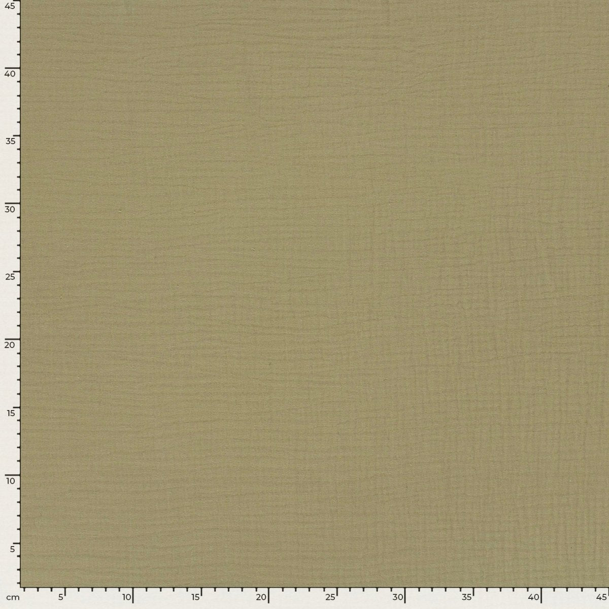 Double Gauze Olive Green - Lametru.ro