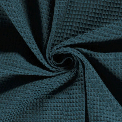 Cotton Waffle Petrol