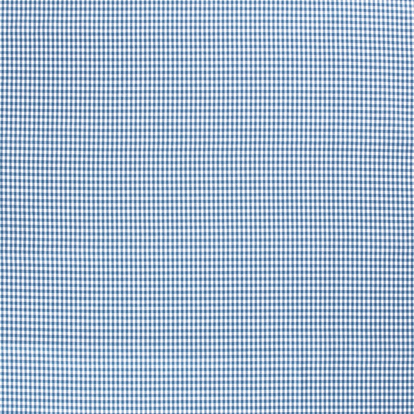 Cotton Poplin Gingham Indigo 2.7 mm