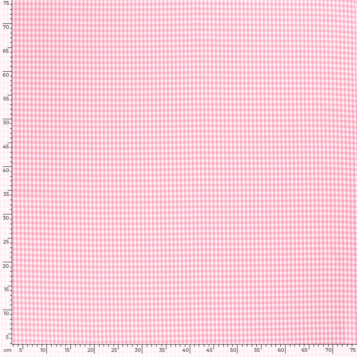 Cotton Poplin Gingham Pink 2.7 mm
