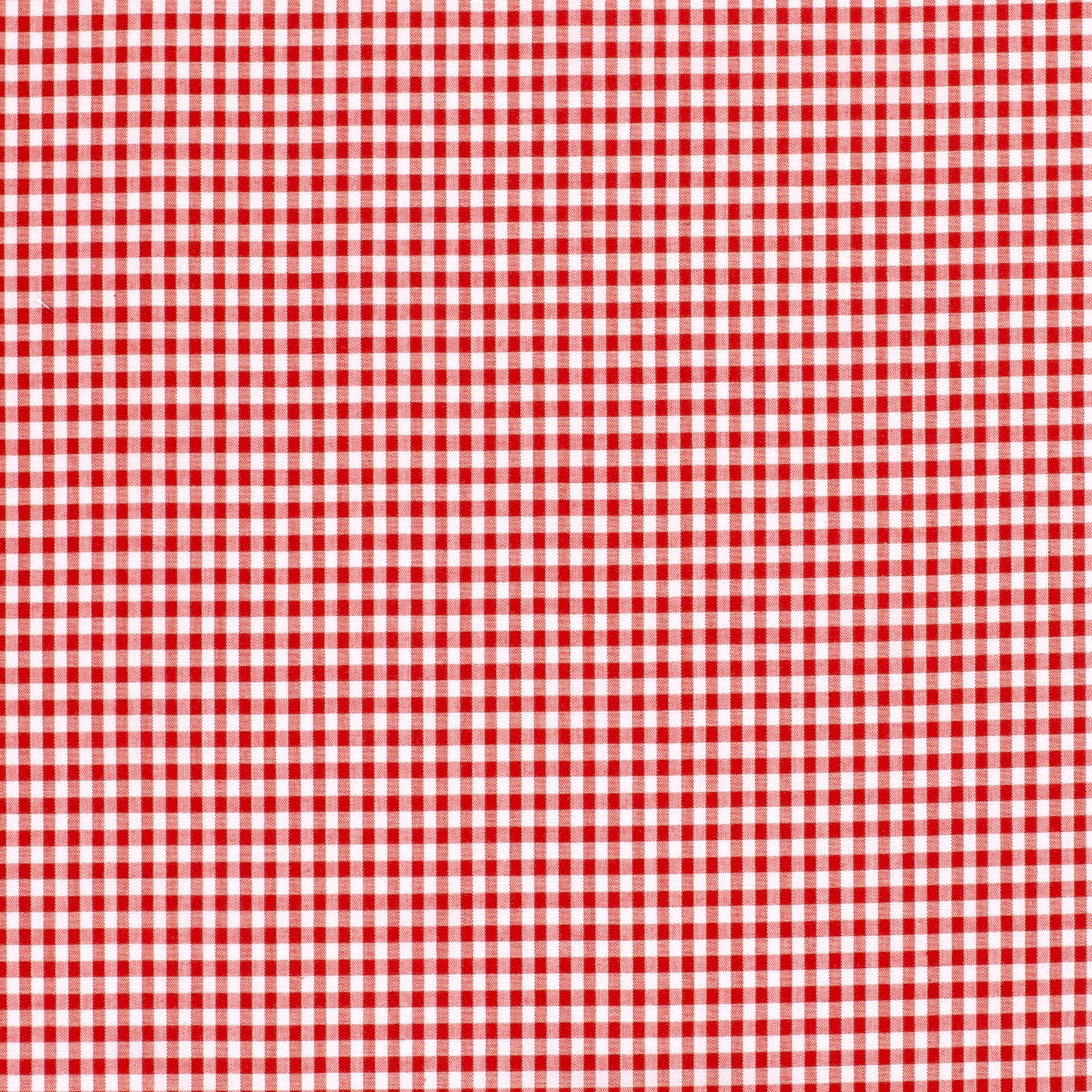 Cotton Poplin Gingham Red 2.7 mm