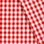 Cotton Poplin Gingham Red 10 mm
