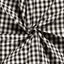 Cotton Poplin Gingham Black 10 mm