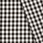 Cotton Poplin Gingham Black 10 mm