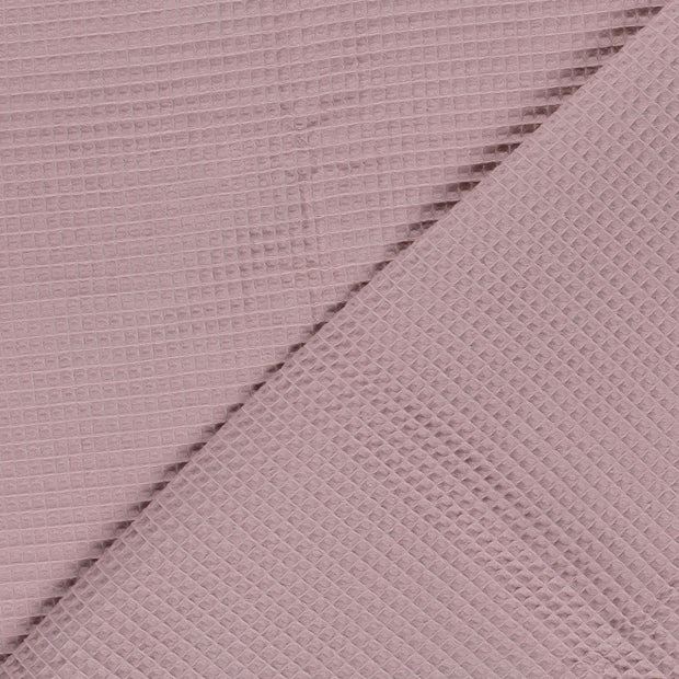 Cotton Waffle Dusty Pink