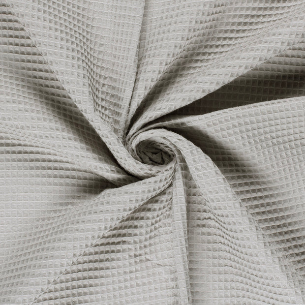 Cotton Waffle Light Grey