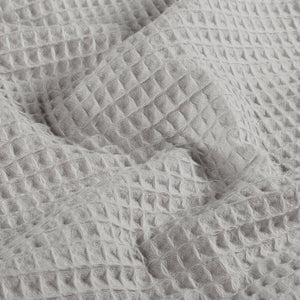 Cotton Waffle Light Grey