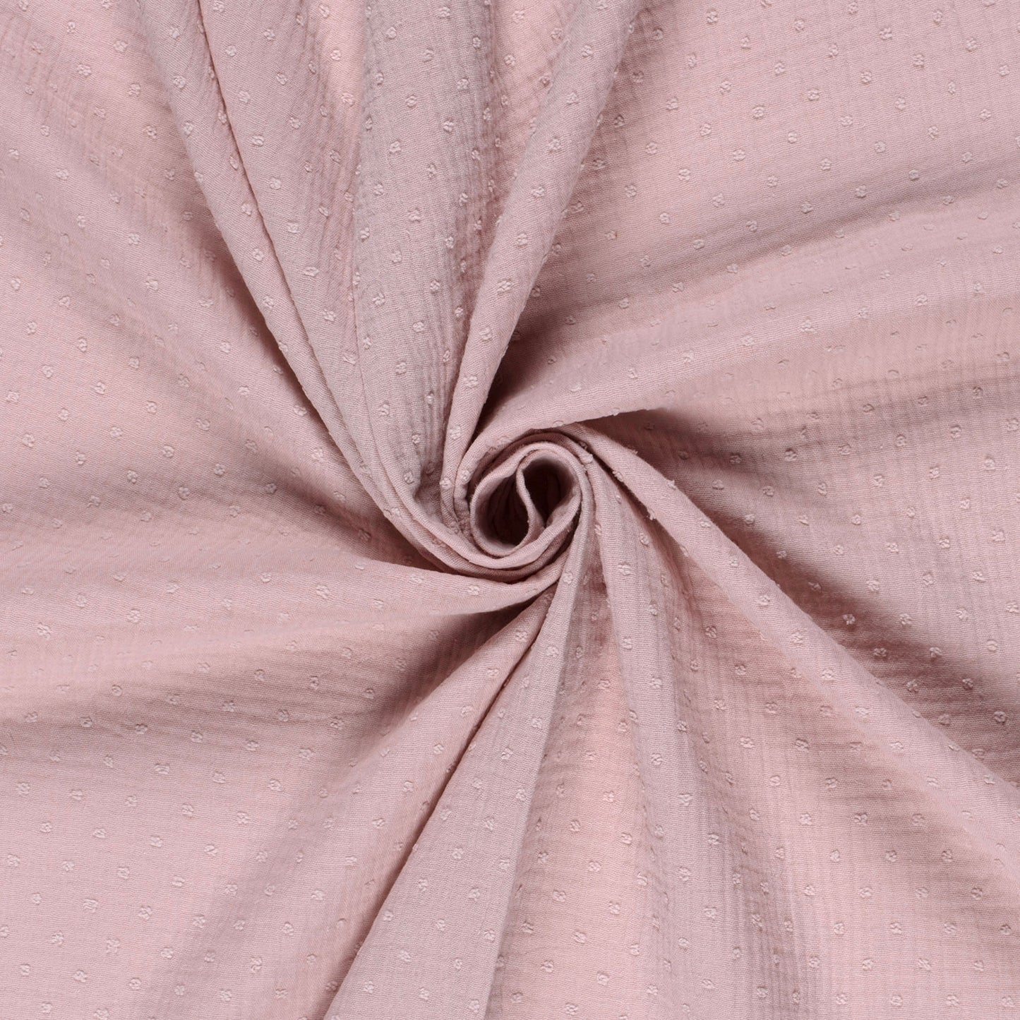 Double Gauze Dobby Dots Pink