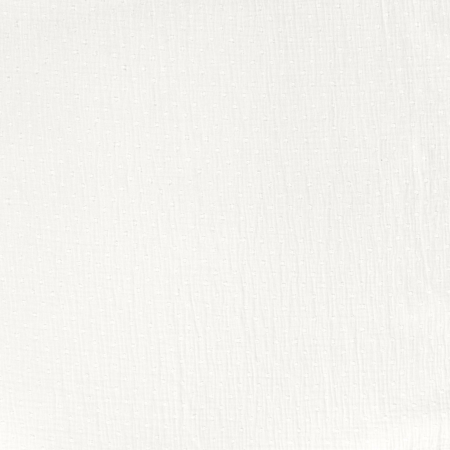 Double Gauze Dobby Dots Off White