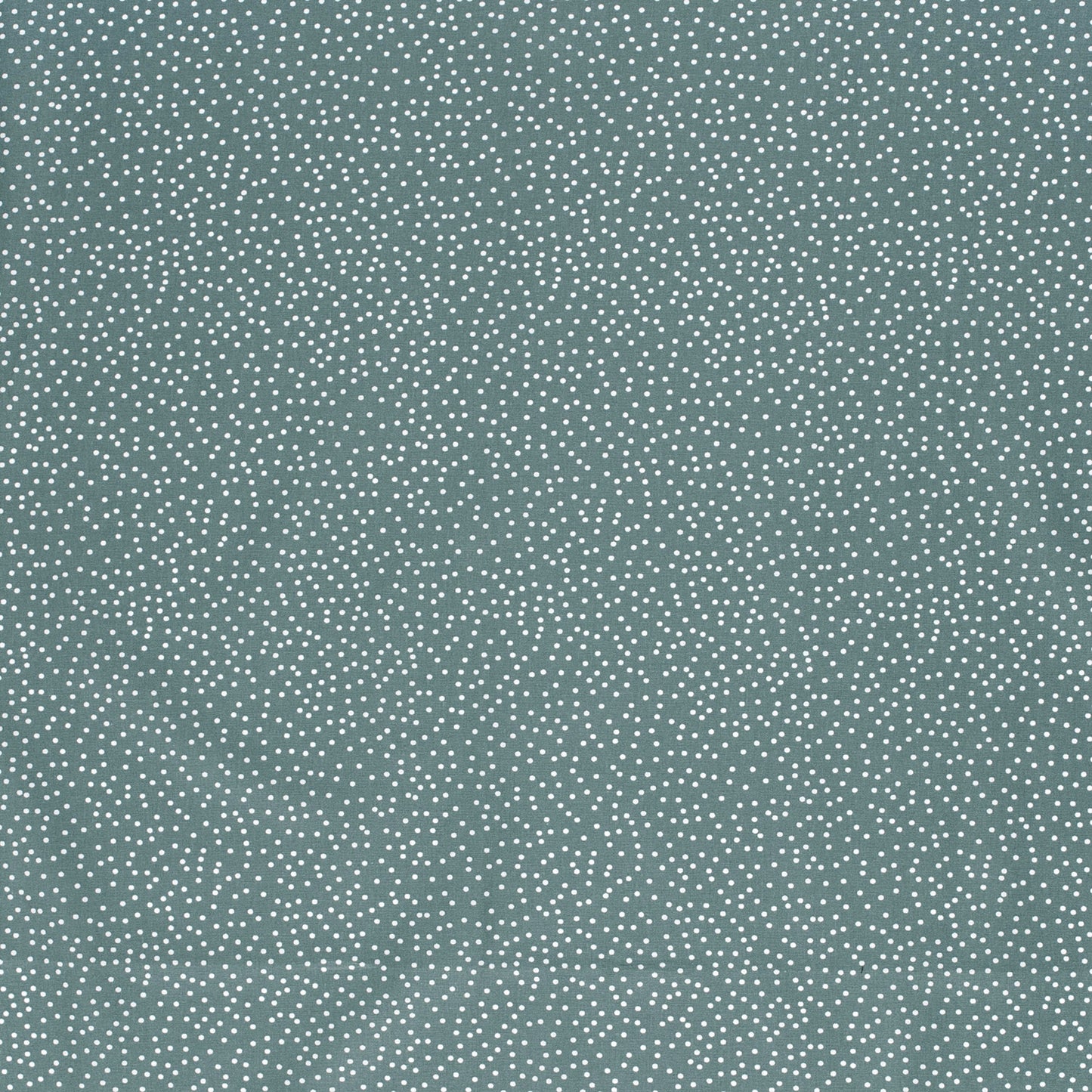 Cotton Poplin Printed Dots Steel Blue