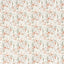Cotton Poplin Printed Flowers Off White