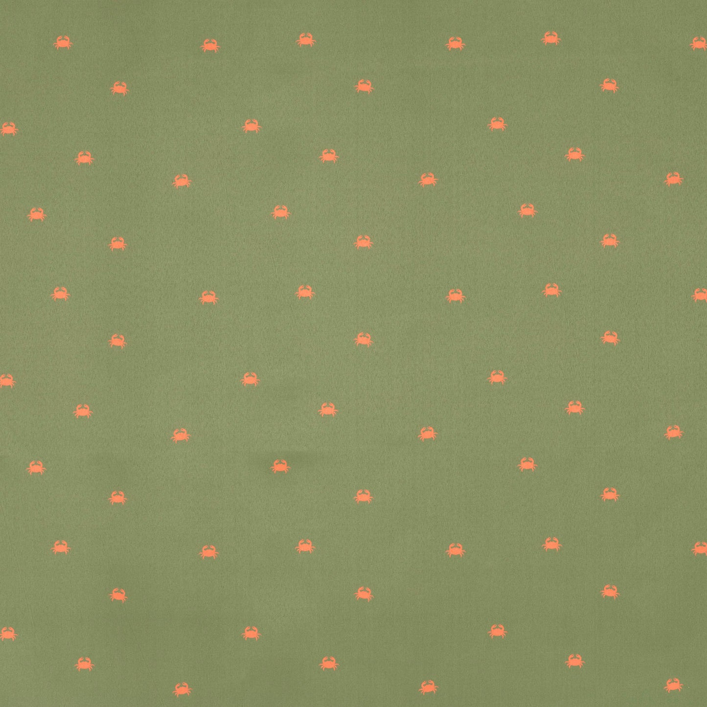 Swimshort Fabric Printed Crabs Olive Green