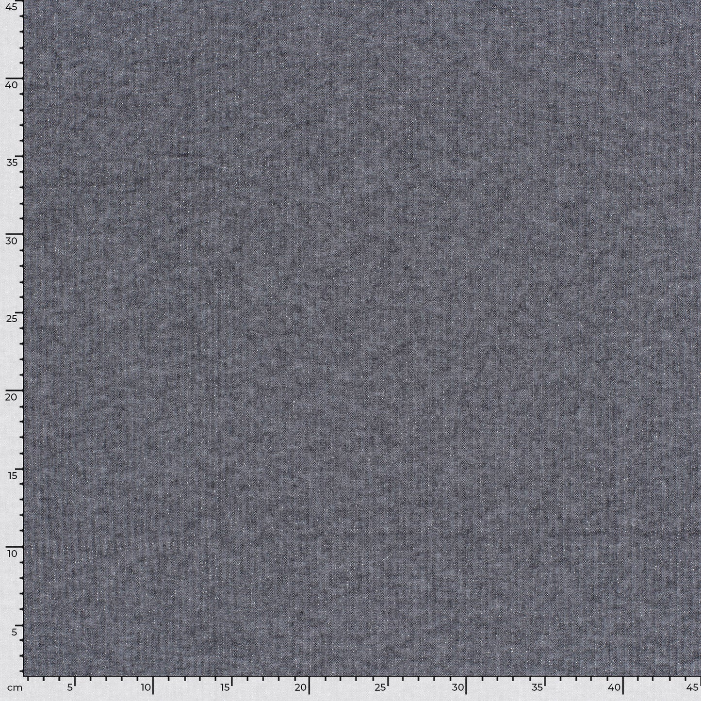 Rib Jersey Lurex Dark Grey