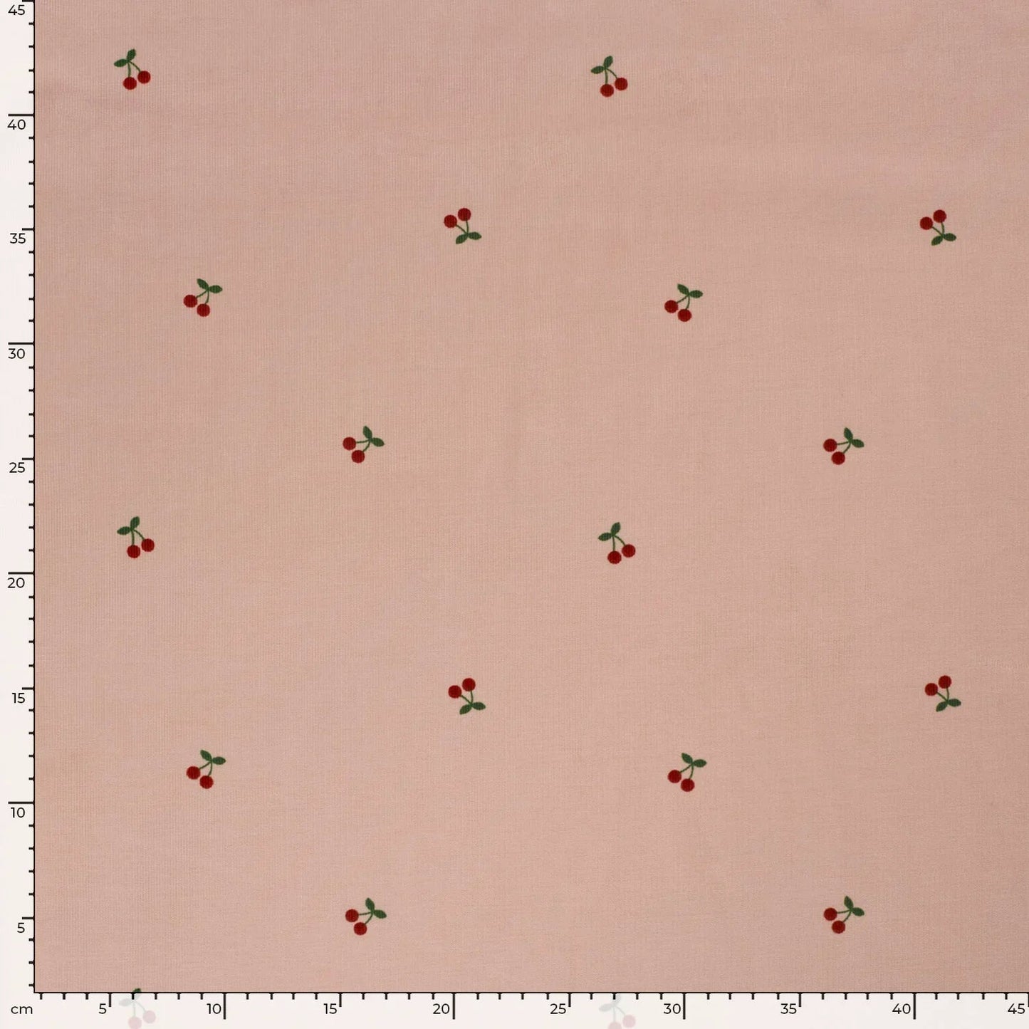 Babycord 21w Cherries Pink