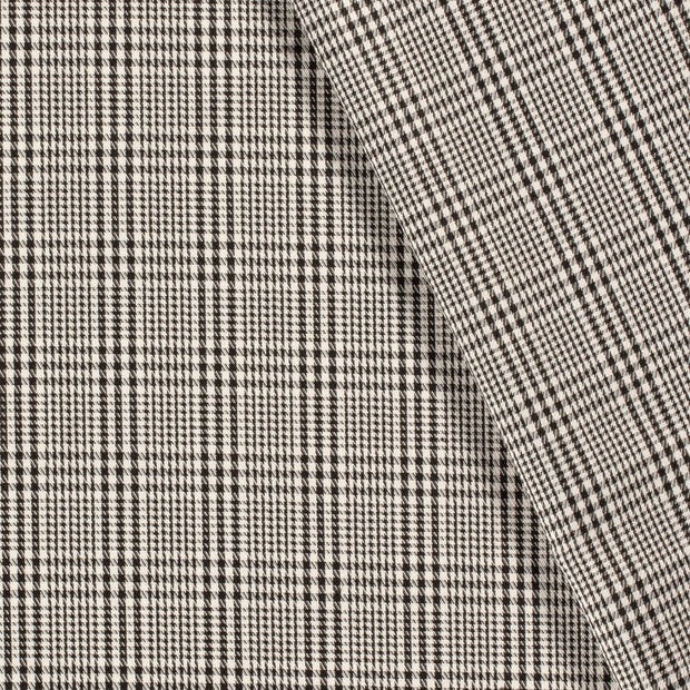 Garbadine Checks White