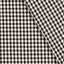 Cotton Poplin Gingham Black 5 mm