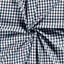 Cotton Poplin Gingham Navy 5 mm
