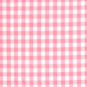 Cotton Poplin Gingham Pink 10 mm