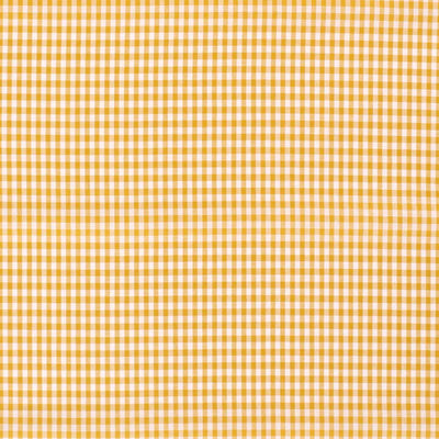 Cotton Poplin Gingham Ochre 2.7 mm