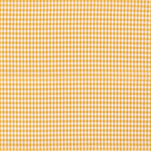 Cotton Poplin Gingham Ochre 2.7 mm