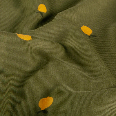 Babycord 21w Fruits Khaki Green