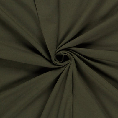 French Terry Khaki Green