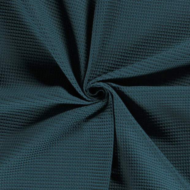 Cotton Waffle Petrol
