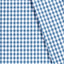Cotton Poplin Gingham Indigo 5 mm