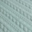 Cable Knit Jacquard Sea Green