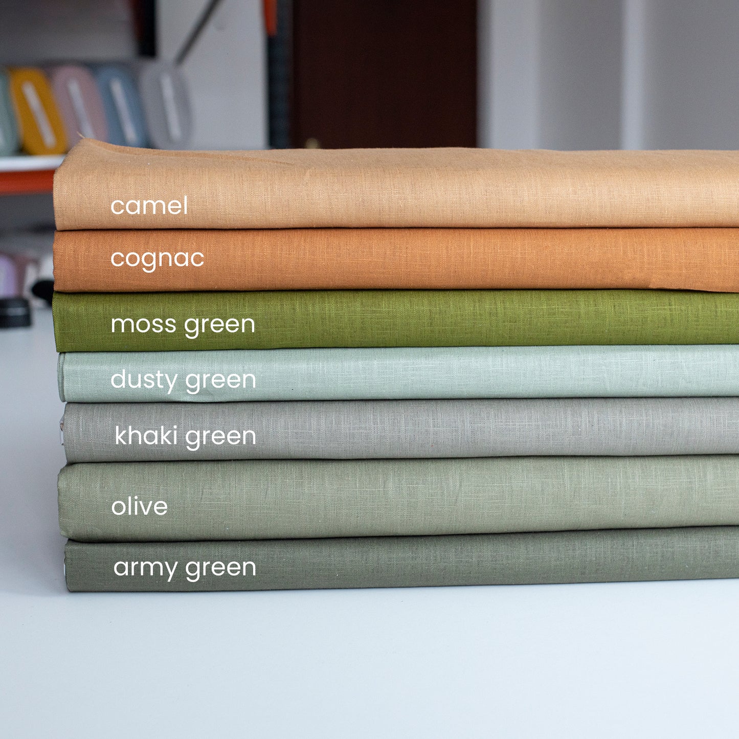 Washed Linen Dusty Green