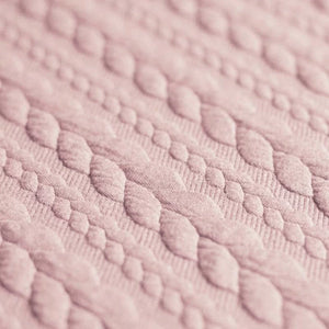 Cable Knit Jacquard Nude Pink