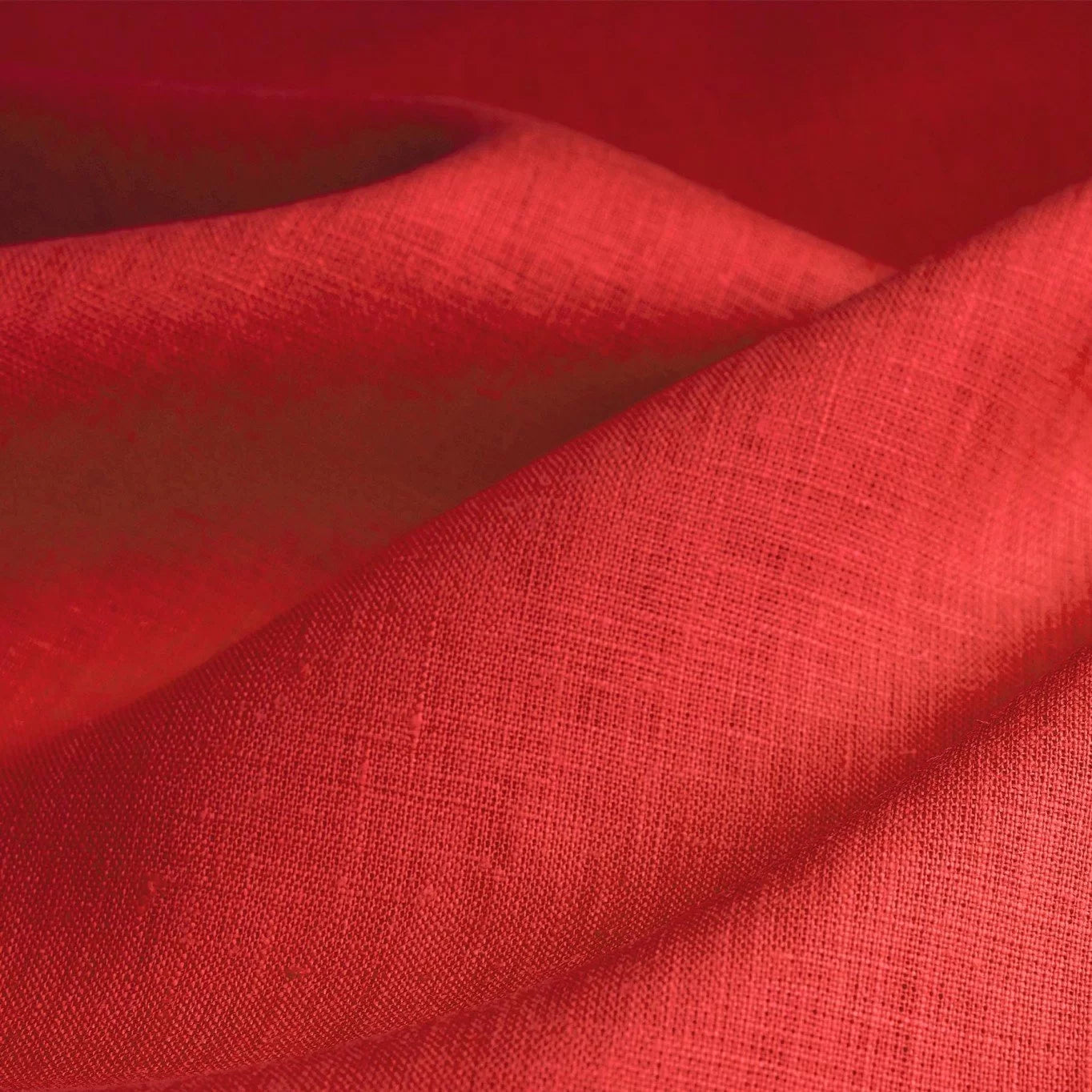 Washed Linen Red