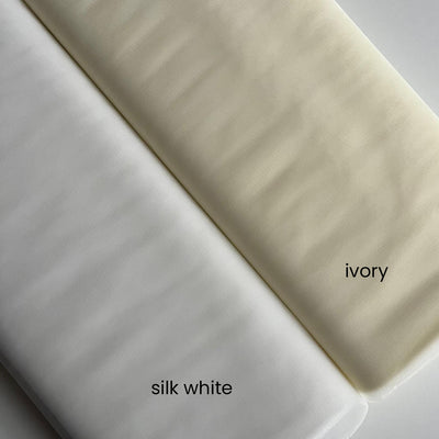 Tulle Silk White