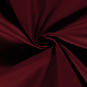 Cotton Poplin Bordeaux
