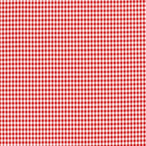 Cotton Poplin Gingham Red 2.7 mm
