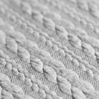 Cable Knit Jacquard Light Grey