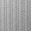 Cable Knit Jacquard Light Grey - Lametru.ro