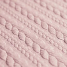 Cable Knit Jacquard Nude Pink